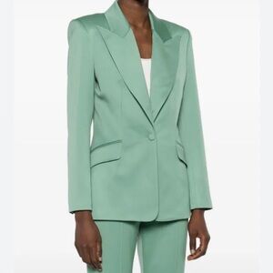 Styland peak lapel single breasted Light Blue Women's Blazer